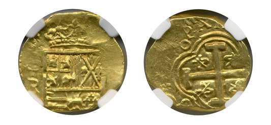 1653-1660-Colombia Gold 2 Escudos Philip IV NGC MS 61 - Hard Asset Management, Inc