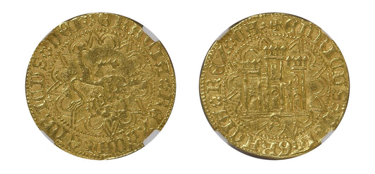 1454-74 Seville Castel Enrique IV NGC AU55 - Hard Asset Management, Inc