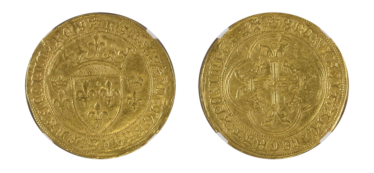 1422-61 ECU'OR Charles VII NGC MS62 - Hard Asset Management, Inc