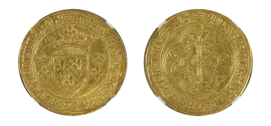 1422-61 ECU'OR Charles VII NGC MS62 - Hard Asset Management, Inc