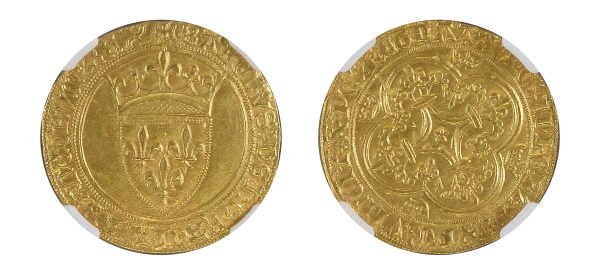 1422-61 ECU'OR Charles VII NGC MS64 - Hard Asset Management, Inc