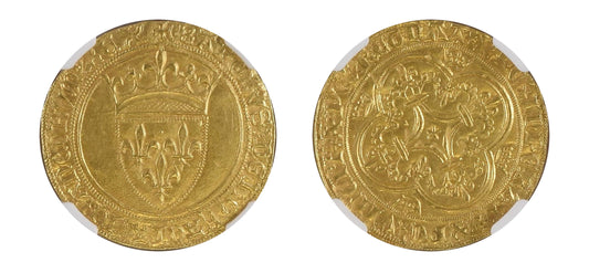 1422-61 ECU'OR Charles VII NGC MS64 - Hard Asset Management, Inc