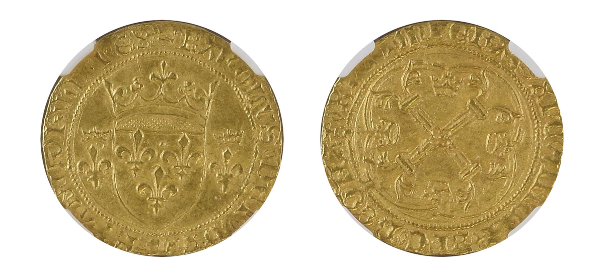 1422-61 ECU'OR Charles VII NGC MS62 - Hard Asset Management, Inc