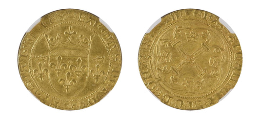 1422-61 ECU'OR Charles VII NGC MS62 - Hard Asset Management, Inc
