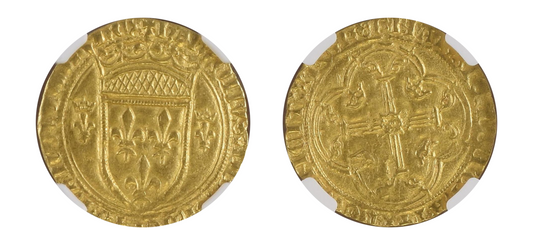 1422-61 ECU'OR Charles VII NGC AU58 - Hard Asset Management, Inc