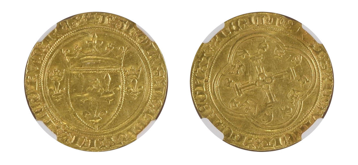 1422-61 ECU'OR Charles VII NGC MS62 - Hard Asset Management, Inc