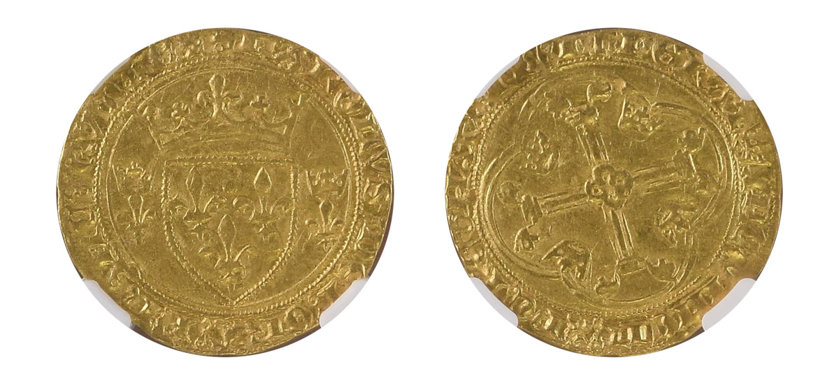 1422-61 ECU'OR Charles VII NGC MS62 - Hard Asset Management, Inc
