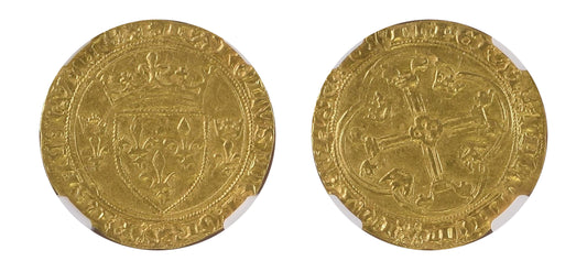 1422-61 ECU'OR Charles VII NGC MS62 - Hard Asset Management, Inc