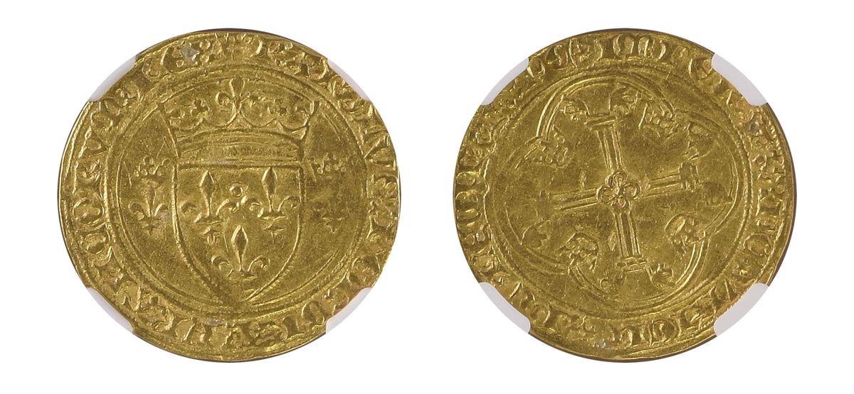 1422-61 ECU'OR Charles VII NGC AU58 - Hard Asset Management, Inc