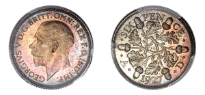 1927 George V AR Six Piece Proof Set (Threepence - Crown) PCGS PR64-PR66 - Hard Asset Management, Inc